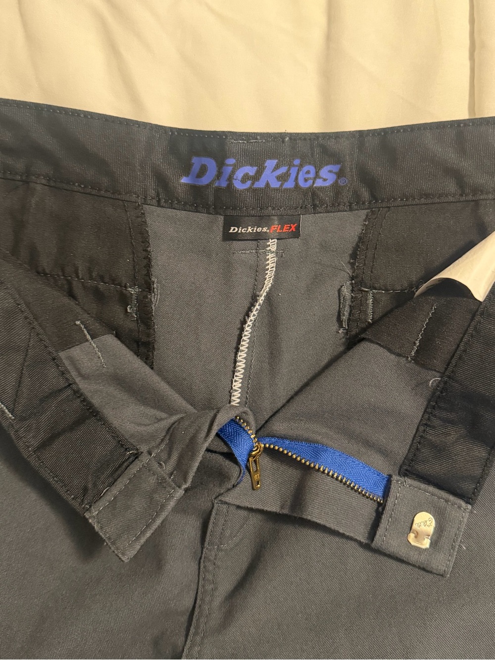 Dickies Men’s Dark Gray Straight Leg Dress Pants - Picture 3 of 4